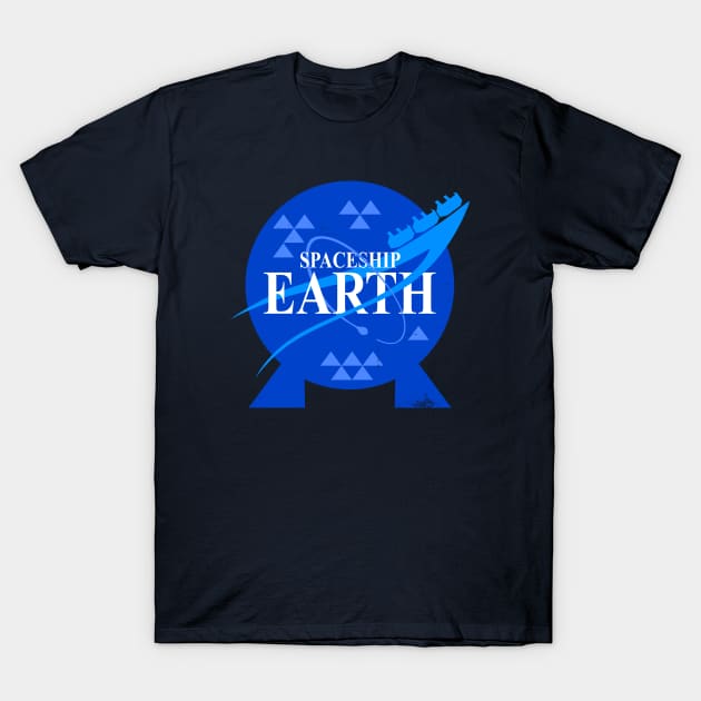 SPACESHIP EARTH T-Shirt by blairjcampbell